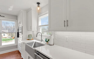 home kitchen with white kitchen cabinet refinishing kitchen cabinet